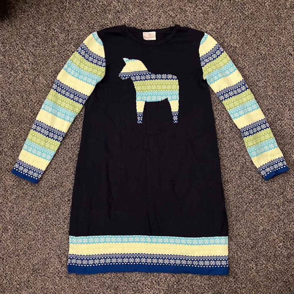 Hanna Andersson Sweater Dress Kids 10